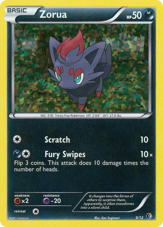 Zorua #9 – McDonald's Collection 2011