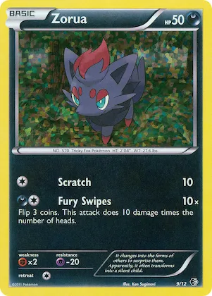 Zorua 9 – Collection McDonald's 2011