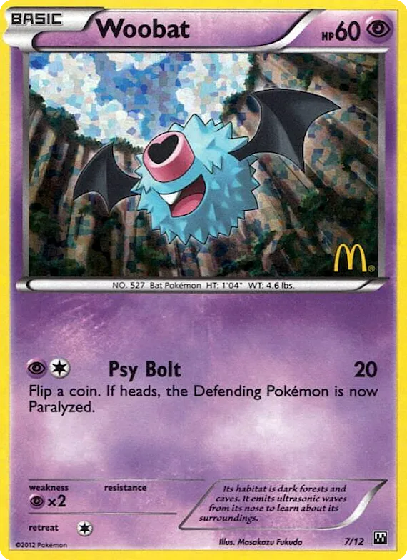 Woobat #7 – McDonald's Collection 2012