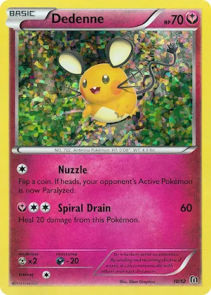 Dedenne #10 – McDonald's Collection 2016