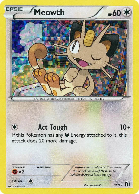 Meowth #11 – McDonald's Collection 2016