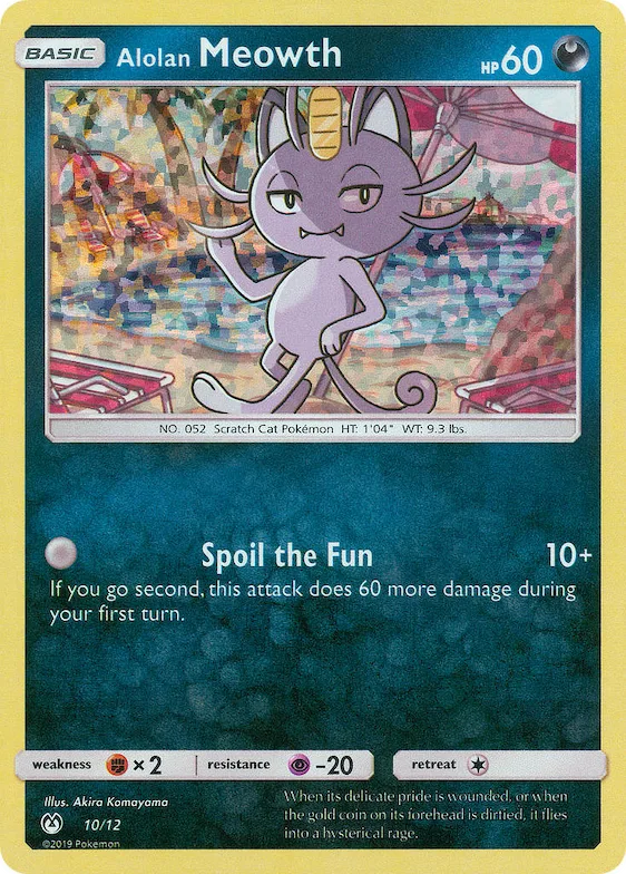 Alolan Meowth #10 – McDonald's Collection 2019
