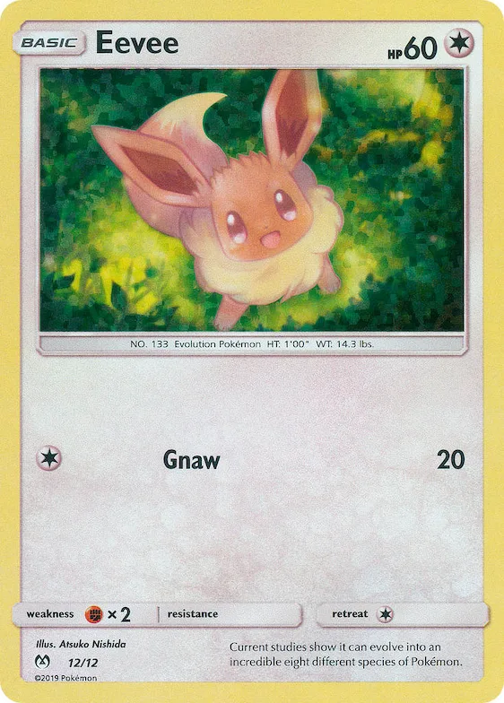 Eevee #12 – McDonald's Collection 2019