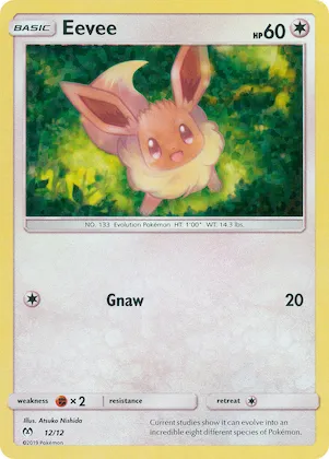 Eevee #12 – McDonald's Collection 2019