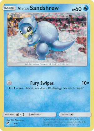 Alolan Sandshrew Nr. 4 – McDonald's Collection 2019