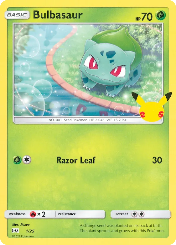 Bulbasaur #1 – McDonald's Collection 2021