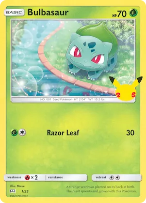 Bulbasaur #1 – McDonald's Collection 2021