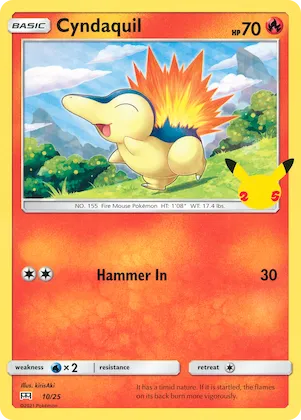 Cyndaquil #10 – McDonald's Collection 2021