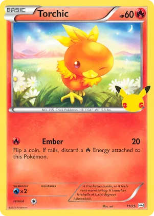 Torchic #11 – McDonald's Collection 2021