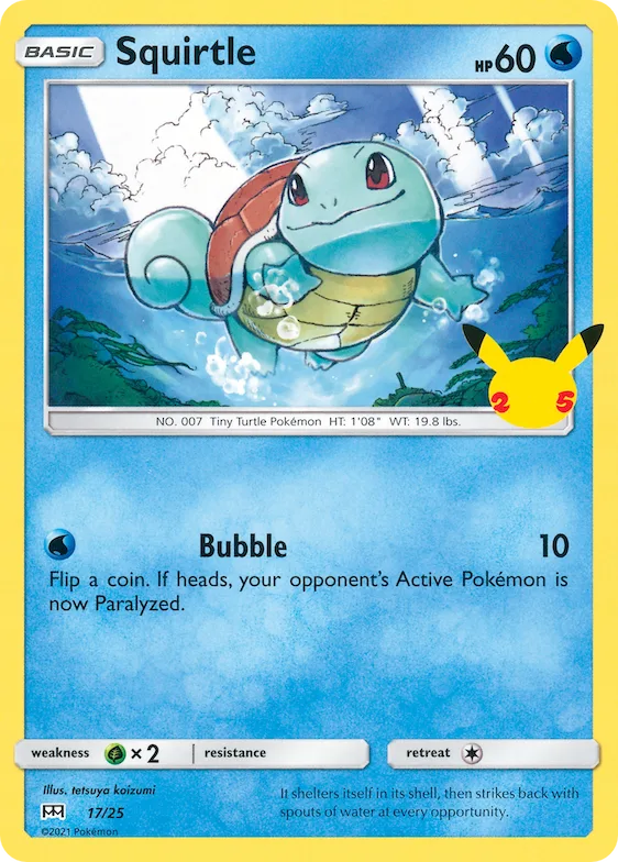 Squirtle #17 – McDonald's Collection 2021