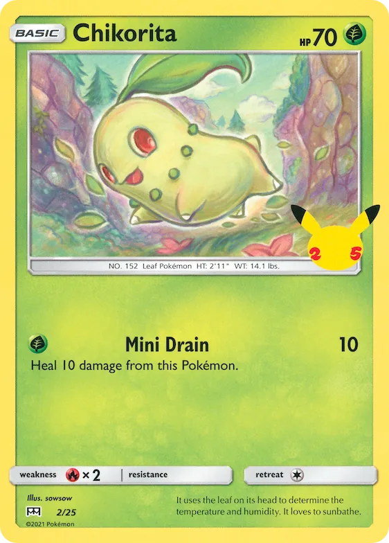 Chikorita #2 – McDonald's Collection 2021