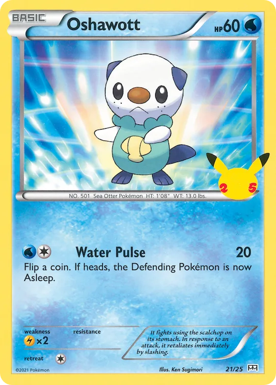 Oshawott #21 – McDonald's Collection 2021