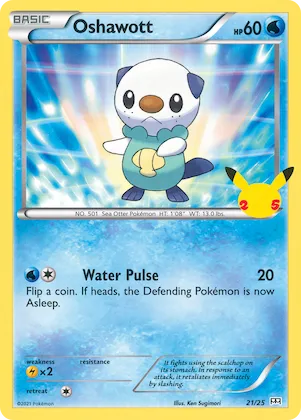 Oshawott #21 – McDonald's Collection 2021