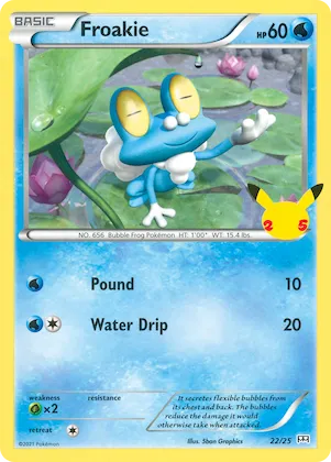 Froakie #22 – McDonald's Collection 2021