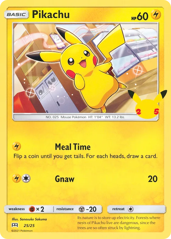 Pikachu #25 – McDonald's Collection 2021