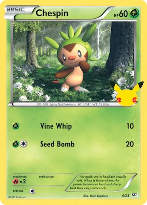 Chespin Nr. 6 – McDonald's Collection 2021