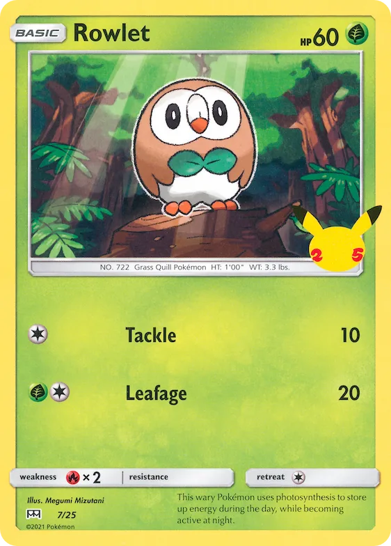Rowlet #7 – McDonald's Collection 2021
