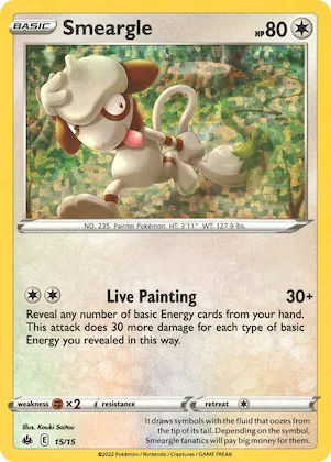 Smeargle Nr. 15 – McDonald's Collection 2022