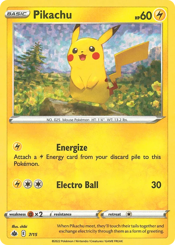 Pikachu #7 – McDonald's Collection 2022