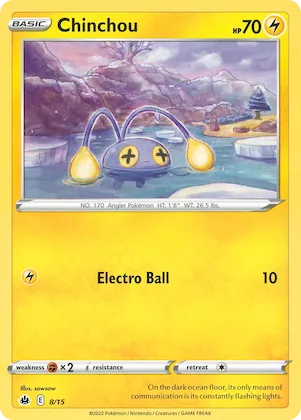 Chinchou #8 – McDonald's Collection 2022