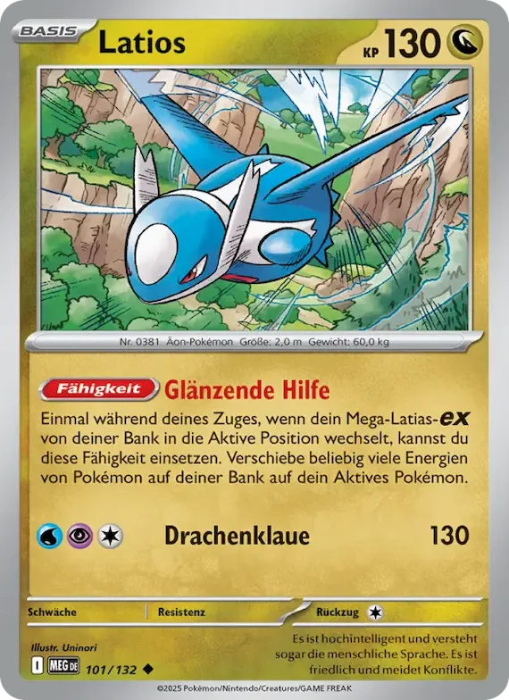 Latios 101 – Mega-Entwicklung