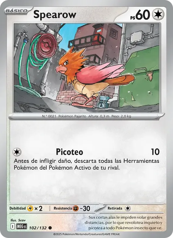 Spearow 102 – Megaevolución