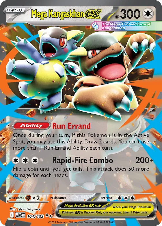 Mega Kangaskhan ex #104 – Mega Evolution