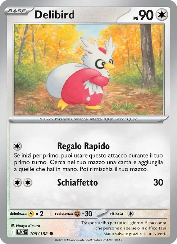 Delibird 105 – Megaevoluzione