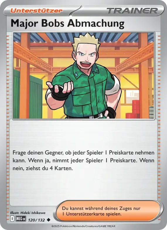 Major Bobs Abmachung 120 – Mega-Entwicklung