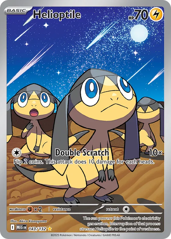 Helioptile #143 – Mega Evolution