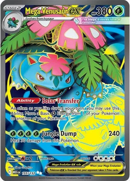 Mega Venusaur ex #155 – Mega Evolution