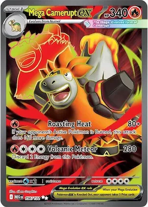Mega Camerupt ex #156 – Mega Evolution