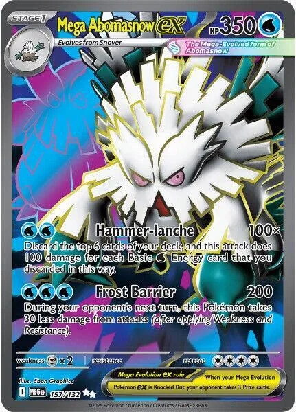 Mega Abomasnow ex #157 – Mega Evolution