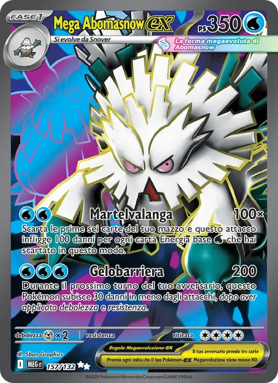 Mega Abomasnow-ex 157 – Megaevoluzione