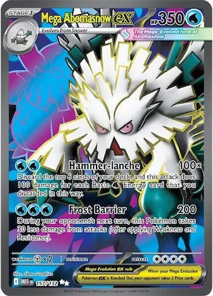 Mega Abomasnow ex #157 – Mega Evolution