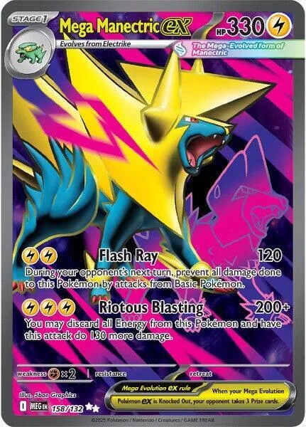 Mega Manectric ex #158 – Mega Evolution