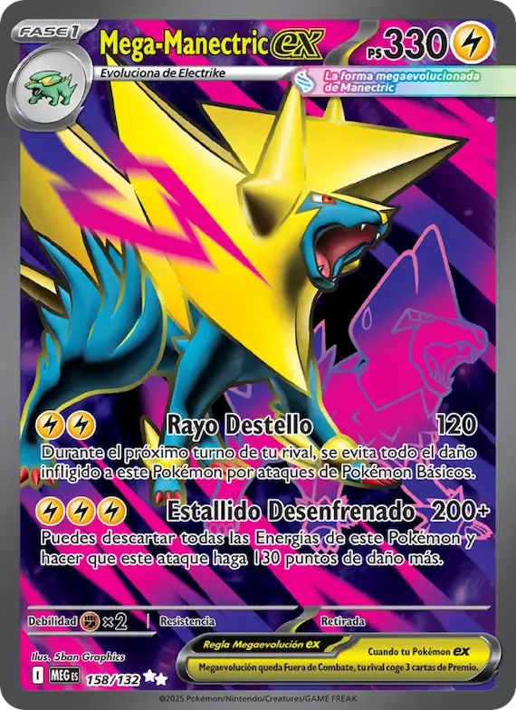 Mega-Manectric ex 158 – Megaevolución