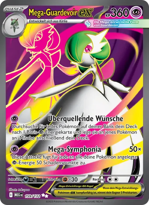 Mega-Guardevoir-ex 159 – Mega-Entwicklung