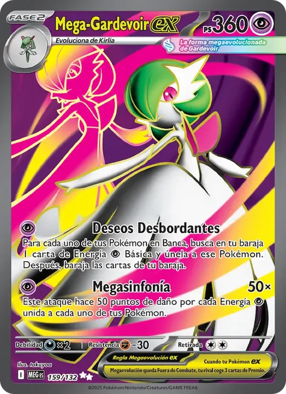 Mega-Gardevoir ex 159 – Megaevolución