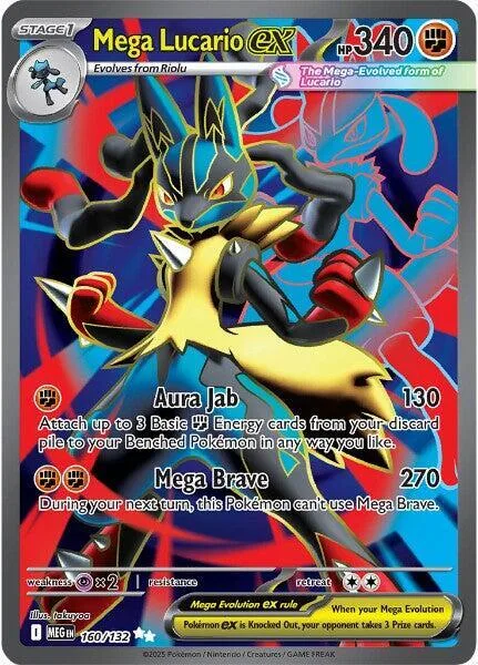 Mega Lucario ex #160 – Mega Evolution