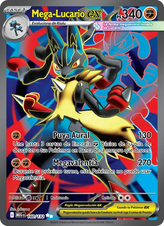 Mega-Lucario ex 160 – Megaevolución