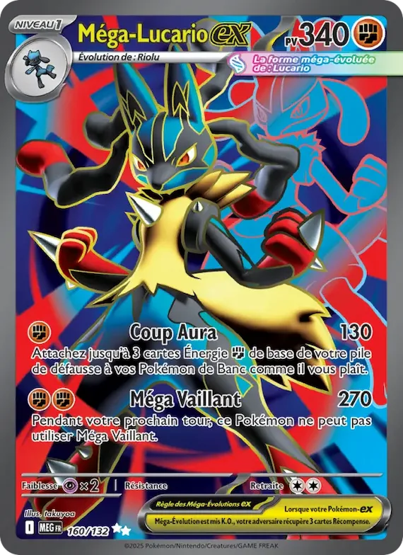 Méga-Lucario-ex 160 – Méga-Évolution