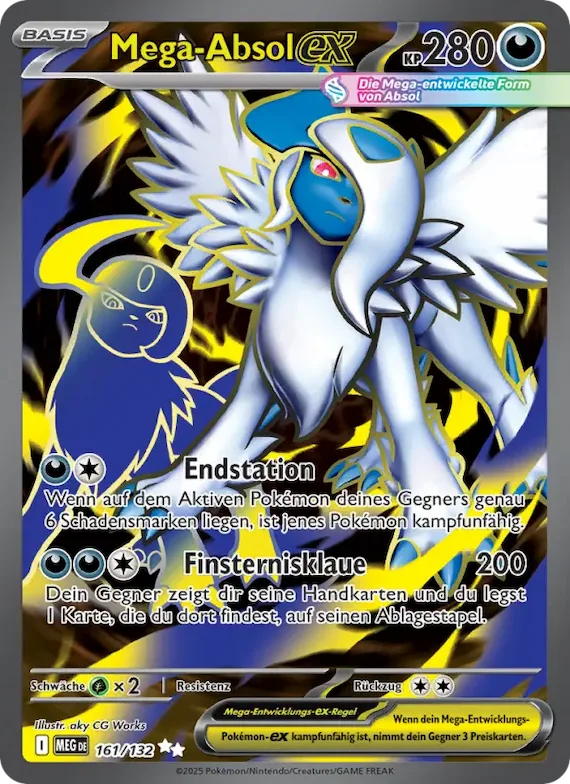 Mega-Absol-ex 161 – Mega-Entwicklung