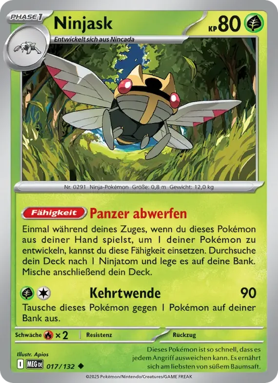 Ninjask 17 – Mega-Entwicklung