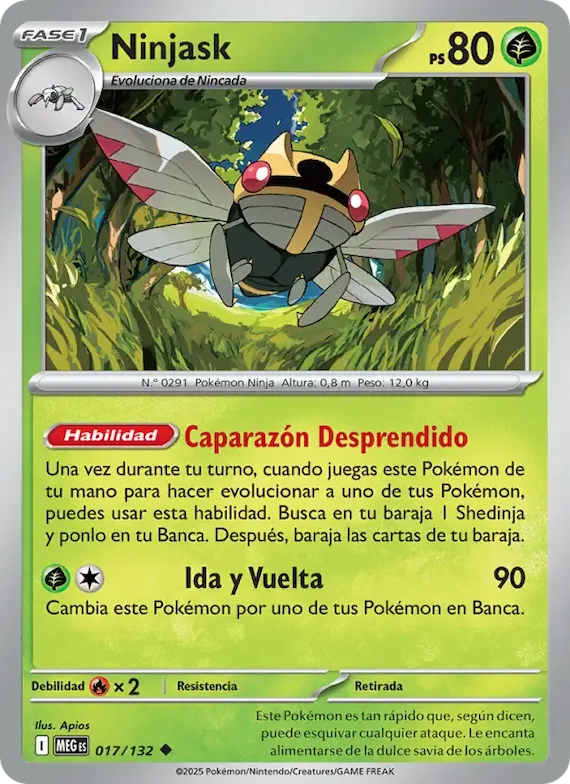 Ninjask 17 – Megaevolución