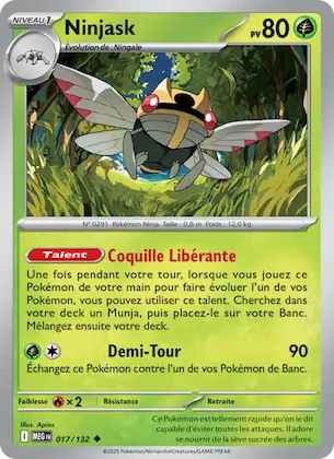 Ninjask n° 17 – Méga-Évolution