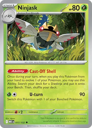 Ninjask #17 – Mega Evolution