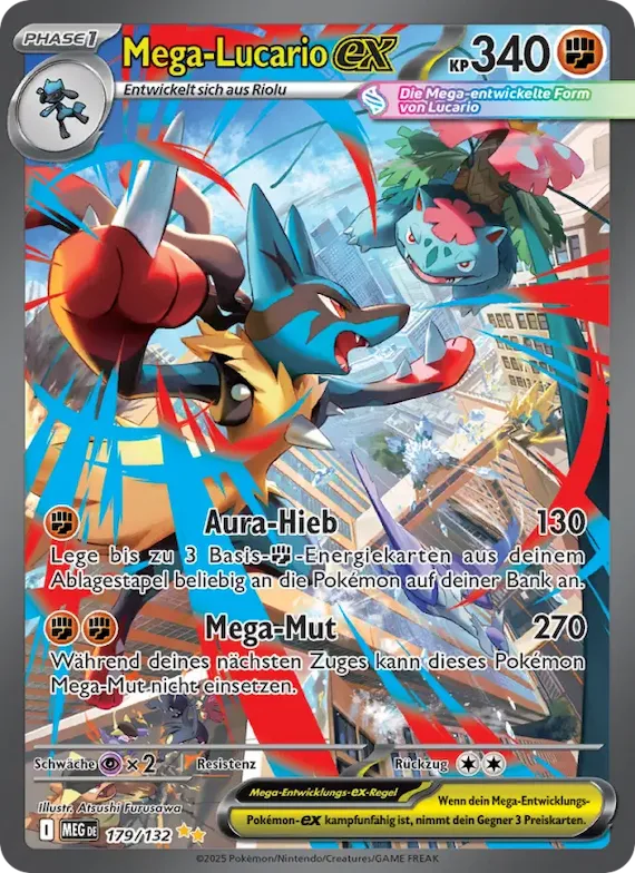 Mega-Lucario-ex 179 – Mega-Entwicklung