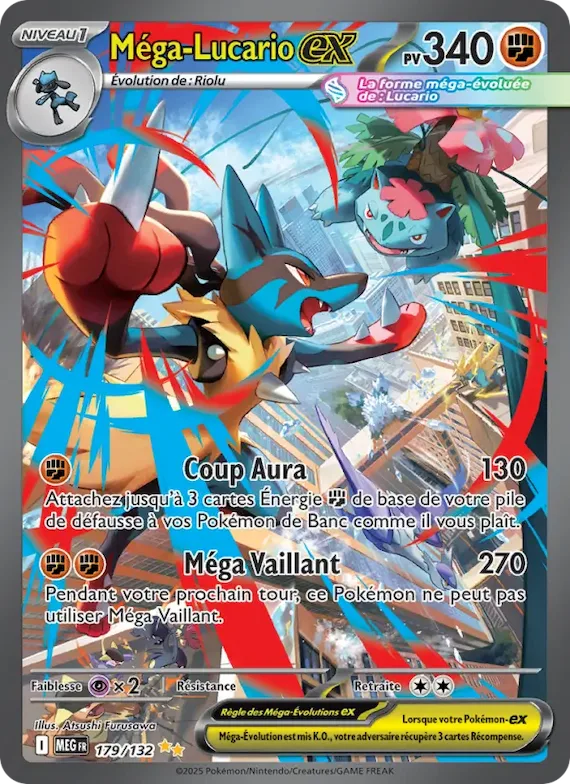 Méga-Lucario-ex 179 – Méga-Évolution