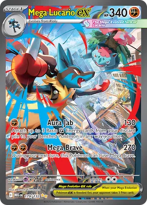 Mega Lucario ex #179 – Mega Evolution